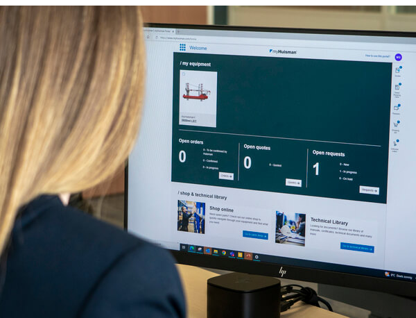 Huisman lanceert digitale portal myHuisman© voor equipment eigenaren